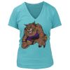 Women's Premium Deep V-Neck T-Shirt Thumbnail