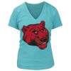 Women's Premium Deep V-Neck T-Shirt Thumbnail