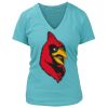 Women's Premium Deep V-Neck T-Shirt Thumbnail
