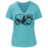 Women's Premium Deep V-Neck T-Shirt Thumbnail
