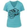 Women's Premium Deep V-Neck T-Shirt Thumbnail