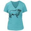 Women's Premium Deep V-Neck T-Shirt Thumbnail