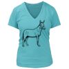 Women's Premium Deep V-Neck T-Shirt Thumbnail