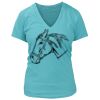 Women's Premium Deep V-Neck T-Shirt Thumbnail