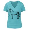 Women's Premium Deep V-Neck T-Shirt Thumbnail
