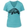 Women's Premium Deep V-Neck T-Shirt Thumbnail