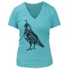 Women's Premium Deep V-Neck T-Shirt Thumbnail