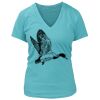 Women's Premium Deep V-Neck T-Shirt Thumbnail