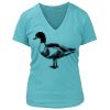Women's Premium Deep V-Neck T-Shirt Thumbnail