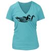 Women's Premium Deep V-Neck T-Shirt Thumbnail