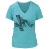 Women's Premium Deep V-Neck T-Shirt Thumbnail