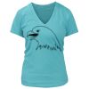 Women's Premium Deep V-Neck T-Shirt Thumbnail