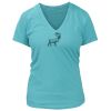 Women's Premium Deep V-Neck T-Shirt Thumbnail