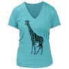 Women's Premium Deep V-Neck T-Shirt Thumbnail