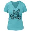 Women's Premium Deep V-Neck T-Shirt Thumbnail