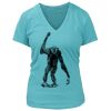 Women's Premium Deep V-Neck T-Shirt Thumbnail