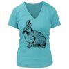Women's Premium Deep V-Neck T-Shirt Thumbnail