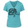 Women's Premium Deep V-Neck T-Shirt Thumbnail