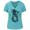 Women's Premium Deep V-Neck T-Shirt Thumbnail