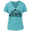 Women's Premium Deep V-Neck T-Shirt Thumbnail