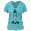 Women's Premium Deep V-Neck T-Shirt Thumbnail