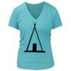 Women's Premium Deep V-Neck T-Shirt Thumbnail