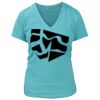 Women's Premium Deep V-Neck T-Shirt Thumbnail