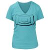 Women's Premium Deep V-Neck T-Shirt Thumbnail