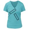 Women's Premium Deep V-Neck T-Shirt Thumbnail