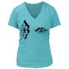 Women's Premium Deep V-Neck T-Shirt Thumbnail