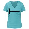 Women's Premium Deep V-Neck T-Shirt Thumbnail