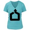 Women's Premium Deep V-Neck T-Shirt Thumbnail