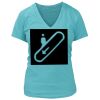 Women's Premium Deep V-Neck T-Shirt Thumbnail