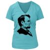 Women's Premium Deep V-Neck T-Shirt Thumbnail