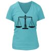 Women's Premium Deep V-Neck T-Shirt Thumbnail