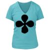 Women's Premium Deep V-Neck T-Shirt Thumbnail