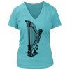 Women's Premium Deep V-Neck T-Shirt Thumbnail
