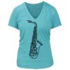 Women's Premium Deep V-Neck T-Shirt Thumbnail