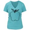 Women's Premium Deep V-Neck T-Shirt Thumbnail