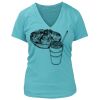 Women's Premium Deep V-Neck T-Shirt Thumbnail