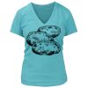 Women's Premium Deep V-Neck T-Shirt Thumbnail