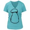Women's Premium Deep V-Neck T-Shirt Thumbnail