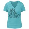 Women's Premium Deep V-Neck T-Shirt Thumbnail