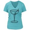 Women's Premium Deep V-Neck T-Shirt Thumbnail