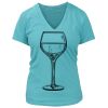 Women's Premium Deep V-Neck T-Shirt Thumbnail