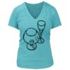 Women's Premium Deep V-Neck T-Shirt Thumbnail