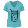 Women's Premium Deep V-Neck T-Shirt Thumbnail