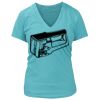 Women's Premium Deep V-Neck T-Shirt Thumbnail