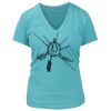 Women's Premium Deep V-Neck T-Shirt Thumbnail