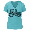 Women's Premium Deep V-Neck T-Shirt Thumbnail